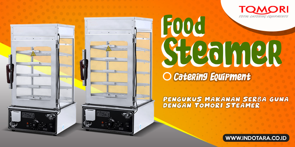 Pengukus makanan serba guna dengan Tomori Steamer